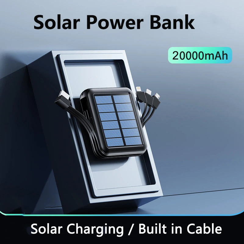 Berg&Budget™ | Solar Powerbank 20.000 - Wasserdicht & Outdoor-Tauglich